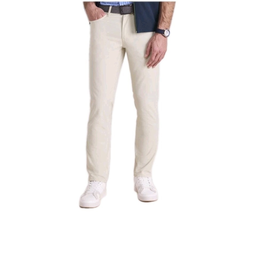 Vineyard Vines Men On-The-Go 5-Pocket Pants Khaki 36x30 1P001171 OTG‎ Stretch